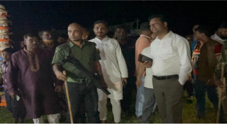 নগরকান্দায় ইউপি সদস্যের যাত্রাপালা বন্ধ কর প্রশাস...