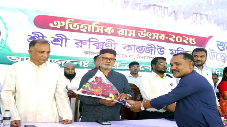 দিনাজপুরে কান্তজীর মন্দিরে শুরু ঐতিহ্যবাহী শ্রী শ্...