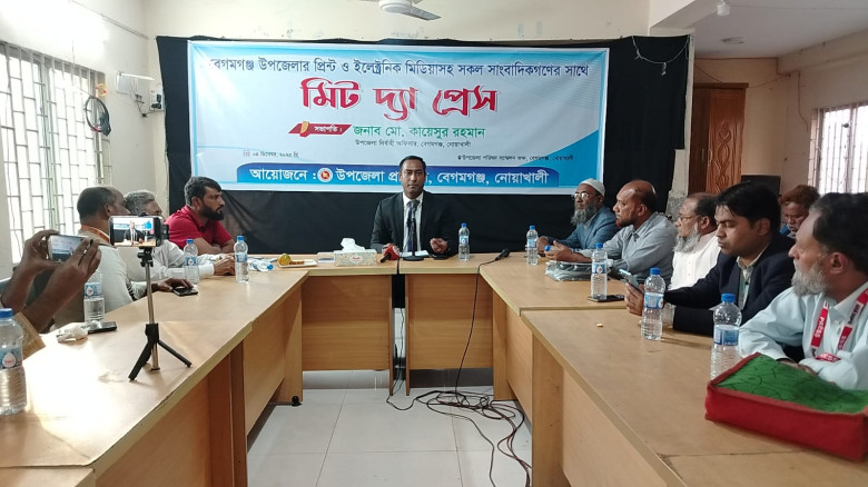 কাজের বৈচিত্রতা দিয়েই বেগমগঞ্জে উন্নয়ন করবো ; সাংব...