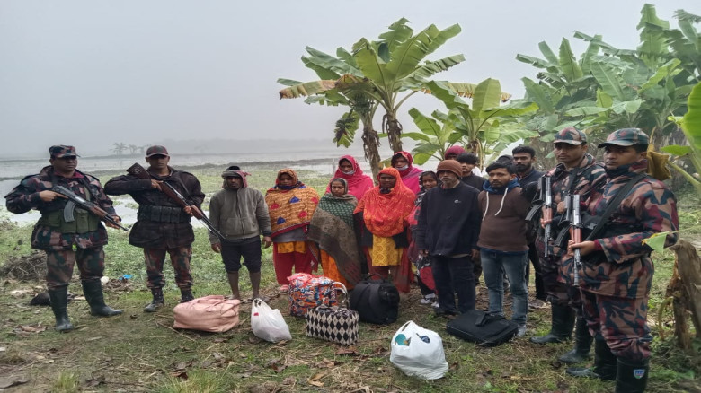 ৫৯ বিজিবি অধীস্থ ভোলাহাট সীমান্তে অবৈধ অনুপ্রবেশে ...