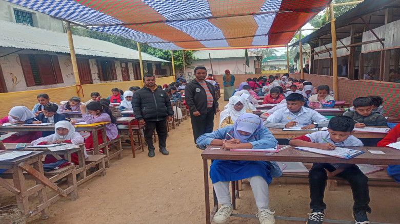 কাজী এনাম ফাউন্ডেশন ইউ এস এর মেধাবৃত্তি পরিক্ষা অন...