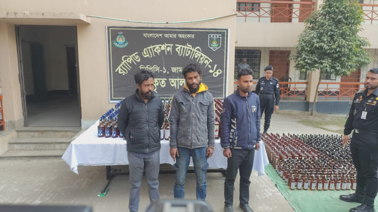 সীমান্তে মাদক বিরোধী অভিযানে বিপুল পরিমাণ বিদেশি ম...