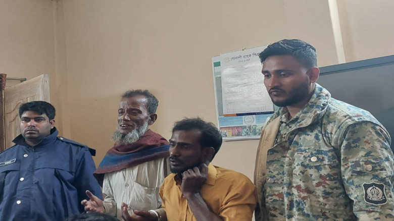 "লামায় গাঁজা সেবনের দায়ে দুই ব্যক্তিকে সাত দিনের ব...