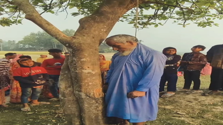 কুড়িগ্রাম দুধকুমার নদের তীরে অজ্ঞাত ব্যক্তির ঝুলন...